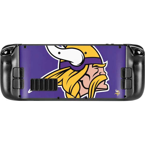 NFL Minnesota Vikings Retro Logo Steam Deck Handheld Gaming Computer Skin